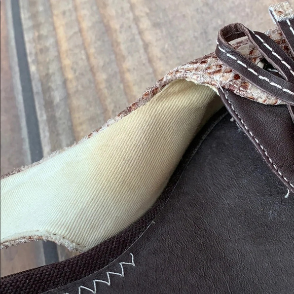 SPERRY snake skin print wedges size 9.5 - Picture 7 of 7